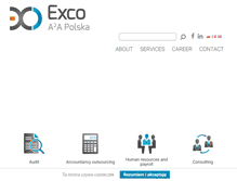 Tablet Screenshot of exco.pl